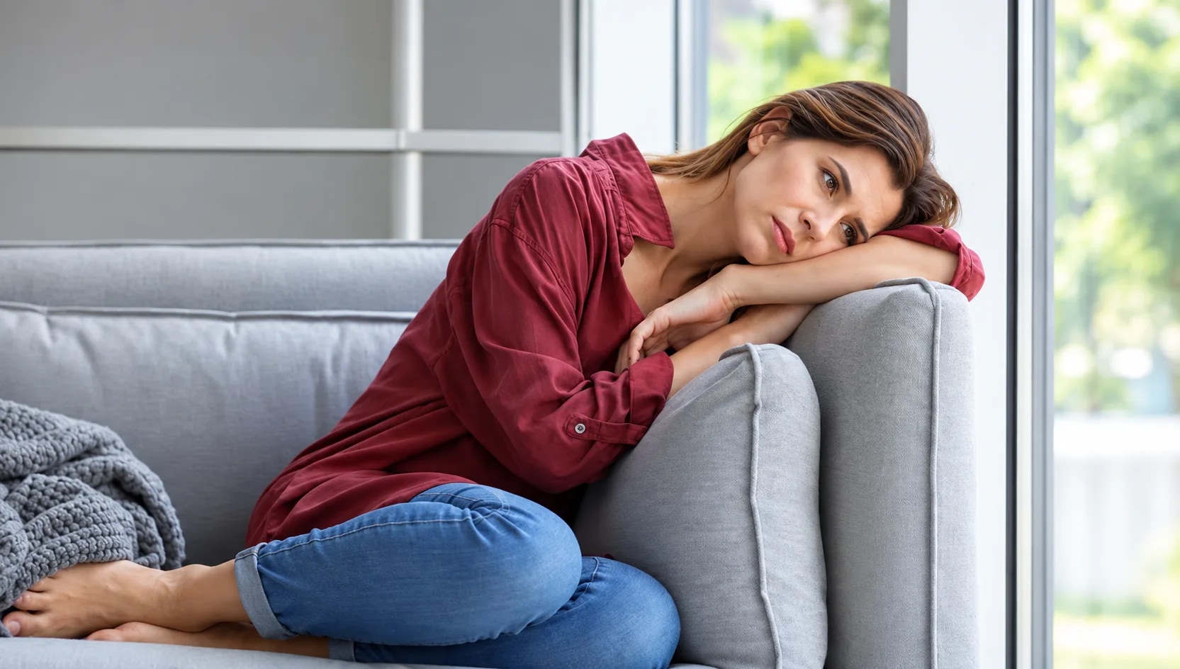 Person in early recovery showing signs of emotional vulnerability and isolation, at risk for 13th stepping predatory behavior